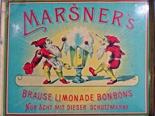 Tolle jugendstil blechdose - blechdose, um