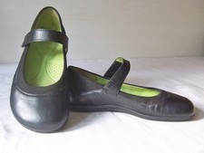 "BÄR" Gr.36  Ballerinas Sandalen Halbschuhe Leder schwarz  TOP-Zustand!!!