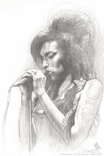 Aufkleber amy winehouse - aufkleber,
