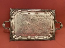 Altes Großes Marokkanisches Tablett orientalisch - signiert - um 1900