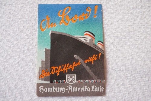 Hamburg amerika linie - hamburg, versand