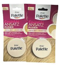 Poly Palette Kompaktes Ansatz Puder Hellblond x2
