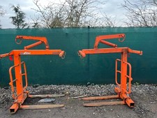 Wahl Eichinger Palettengabel Ziegelblock greifen £600 + MwSt. Hubkran Bagger Hiab