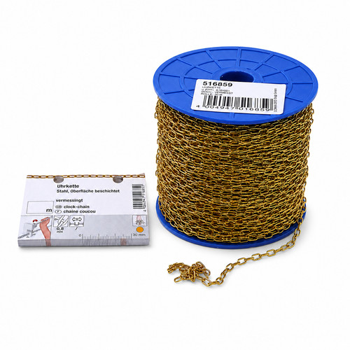 Uhrkette 8mm stahl - uhrkette, 0,8mm