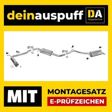 Auspuffanlage für VW Transporter T4 IV 2.4 D kurz Auspuff A915