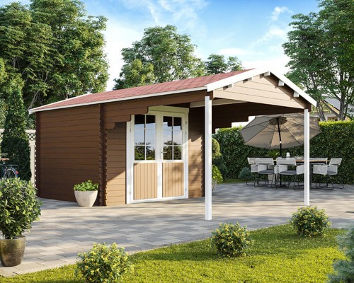 Gartenhaus 3x2 2 6m holz - 3x2,6m, +