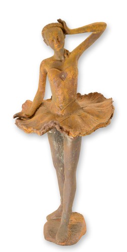 Skulptur ballerina gusseisen - ballerina,