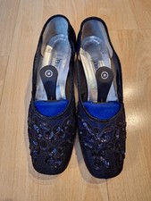 Nachtblaue Glitzerpumps von Brunella Größe 40 sehr guter Zustand