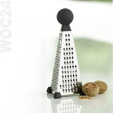 TOP Muskat Reibe Käse Parmesanreibe Nuss Knoblauch Reibe Hobel klein Edelstahl