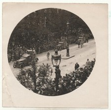 Foto - Siegesfeier in Paris gepanzerte französische Autos - 1918/19