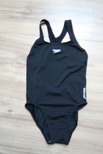 Speedo Endurance Badeanzug Schwimmanzug Wettkampf Anzug Gr. 140 schwarz Mädchen
