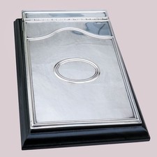 Notizblock 800er Silbermontur