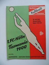 Tasmania 1900 Berlin-1.FC Köln  1960  Dt. Meisterschaft  Programm