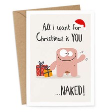 Weihnachtskarte "All I want