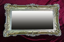 *XXL WANDSPIEGEL WEIß 96x57