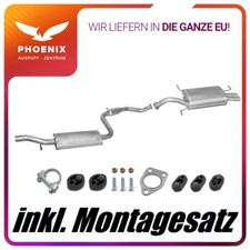 Volvo S40 V40 2.0 (1996-2000) Auspuffanlage Mittel+Endschalldämpfer Auspuff