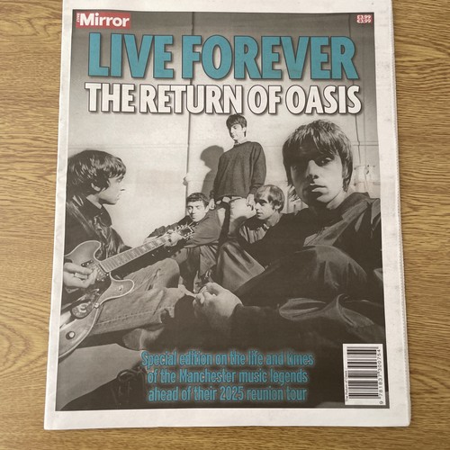 Oasis live forever return - -,