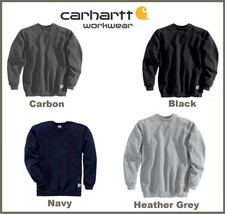 CARHARTT Pullover / Sweatshirt K124 schwarz blau carbon grau bequeme Passform