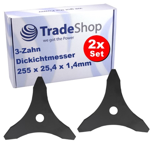 Dickichtmesser zahn 255mm - 2x, 3-zahn
