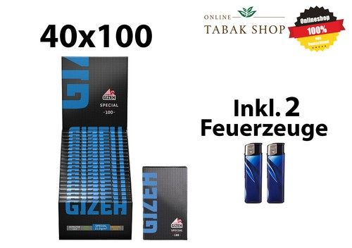 40x100er gizeh black - gizeh, special