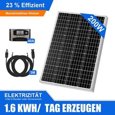 200 Watt 12 Volt Solar Set