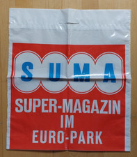 alte große Plastiktüte SUMA Tragetasche Tüte gebraucht für Sammler