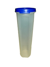 Spaghetti-Dose von TUPPERWARE - 1,1 L - blauer Deckel