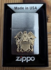 Zippo Wappen Gold Hochrelief Neu und Ungezündet!