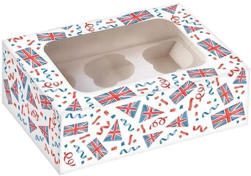 Union jack cupcake - union,