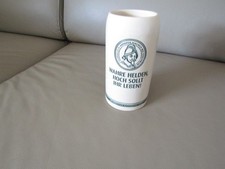 DDR Bierkrug mit Henkel und  Spruch unbenutzt !!!