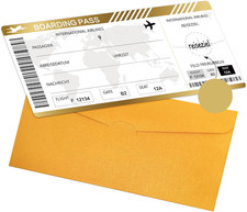 Reisegutschein-Karte im