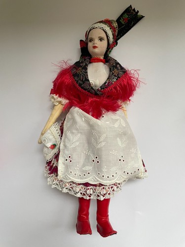 Porzellanpuppe handgefertigt - ,