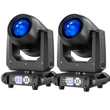 2x 200W LED Moving Head Strahler DMX512 Bühnenlicht Scheinwerfer Party Disco Dj