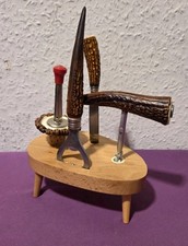 DDR -5tlg. HAUSBAR-GARNITUR- HORNGRIFF neuwertig & unbenutzt VINTAGE OSTALGIE