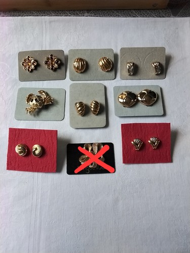 Konvolut cabuchon ohrclips - cabuchon,