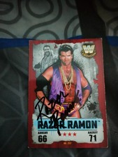 Signierte Sammelkarte Razor