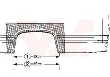 VAN WEZEL Seitenwand Ø920mm