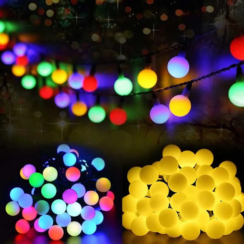 Led ball girlande - led,