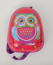 Kinderrucksack Hartschale Eule, Kindergarten, Schule 30 x 15 cm
