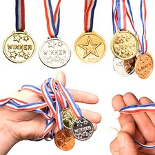 6 X Goldmedaille / Sieger Medaille für Sport / Kindergeburtstag Winner Preis JGA