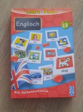 Englisch Kartenspiel "Learn + Fun mit Selbstkontrolle" 5-8 Jahre