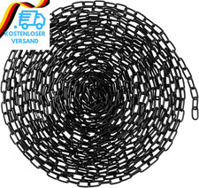 12M Kette Schwarz 3Mm
