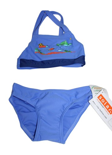 Mädchen bikini set blau solar - mÄdchen,