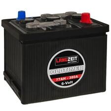 6V 77Ah Oldtimer Batterie Autobatterie Starterbatterie 6 Volt trocken vorgeladen