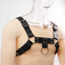 PU Leder Punk Harness Herren Körper Brustgeschirr Strap Gürtel Clubwear Bondage