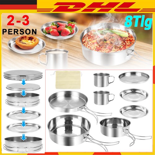 Camping kochgeschirr set - set, 2-3