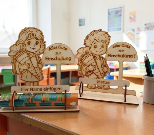 Geldgeschenk aus holz zur - aus,