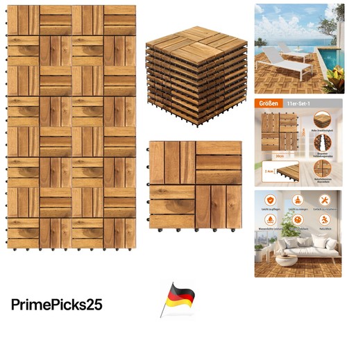 Holzfliesen 30x30cm