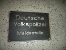 orig.DDR Schild "Deutsche