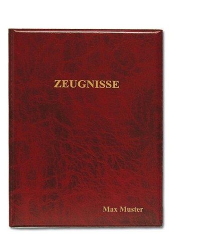 Zeugnismappe ringbuch rot oder - ringbuch,